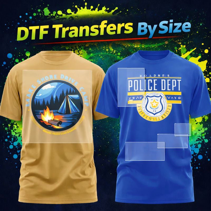 DTF Transfers By Size